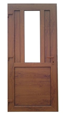 Drzwi zewnętrzne sklepowe (kolor: złoty dąb, strona: prawa, szerokość: 100 cm) 54469187